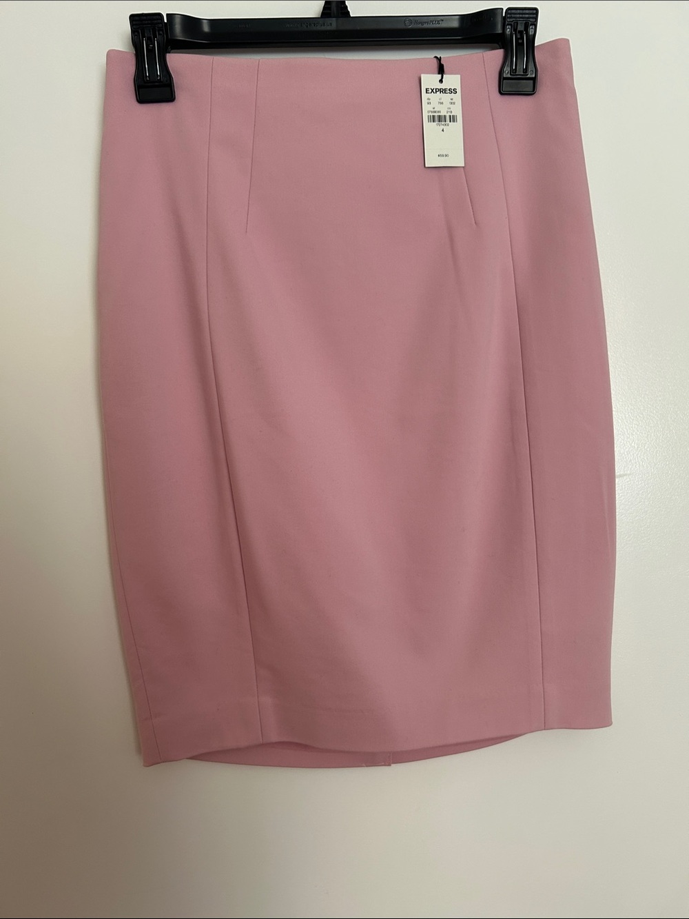 Express Blush Pink Pencil Skirt